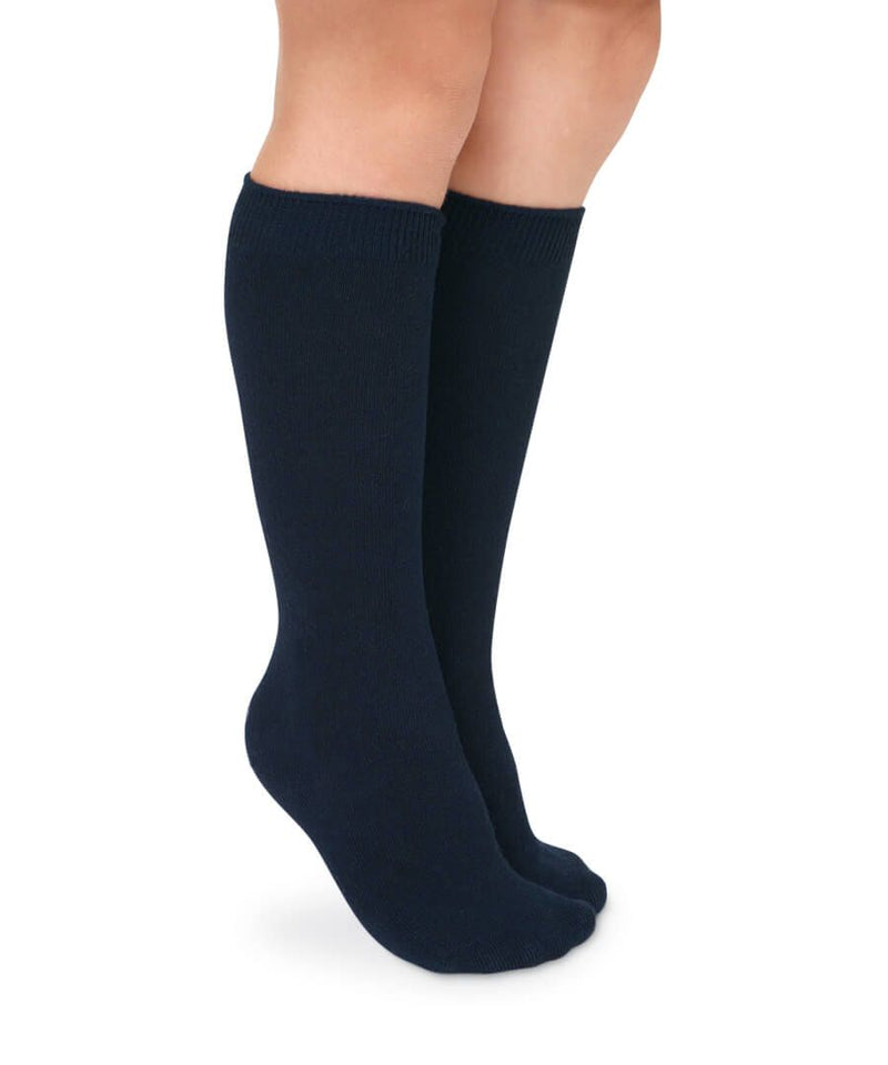 COTTON KNEE HIGH SOCKS 2 PACK