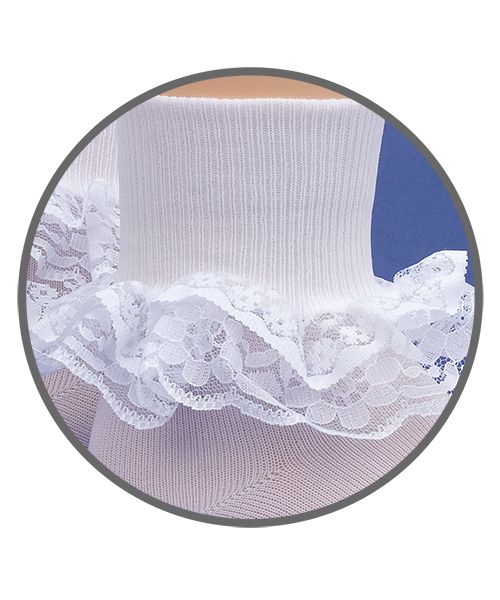 LACE TURN CUFF SOCKS